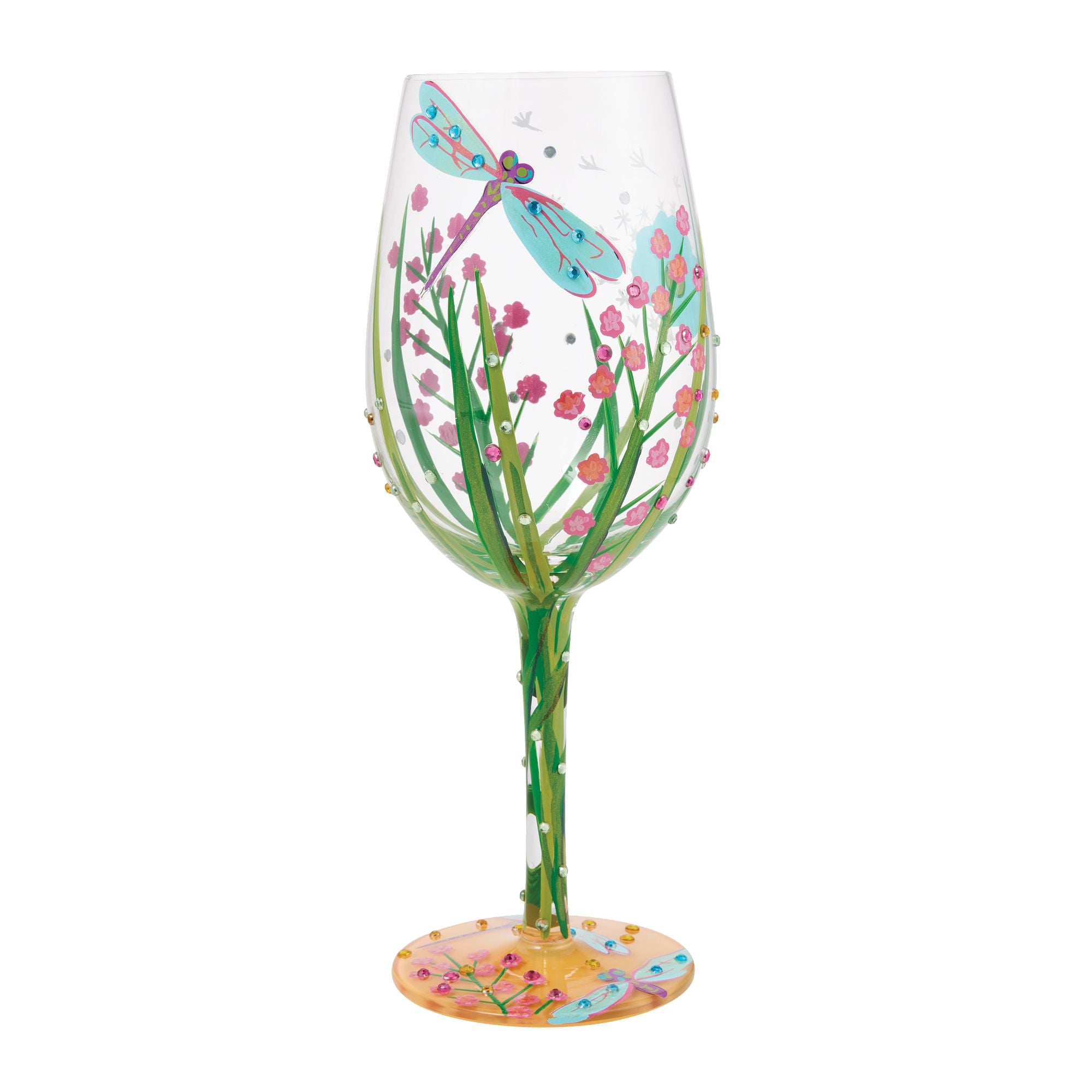 Dragonfly Wine Glass by Lolita – Designs by Lolita UK