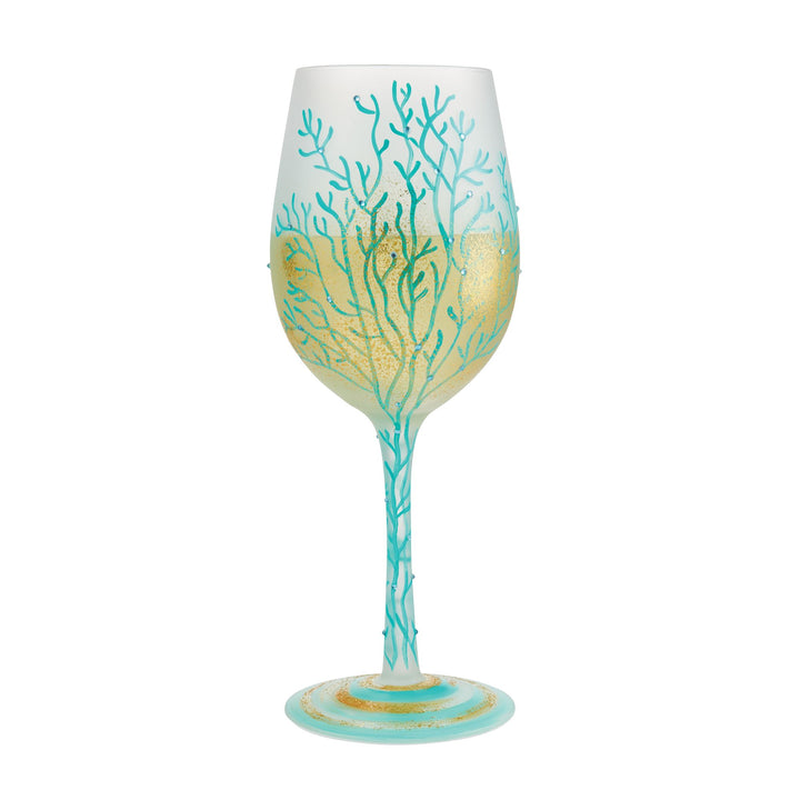 Under the Sea Wine Glass by Lolita