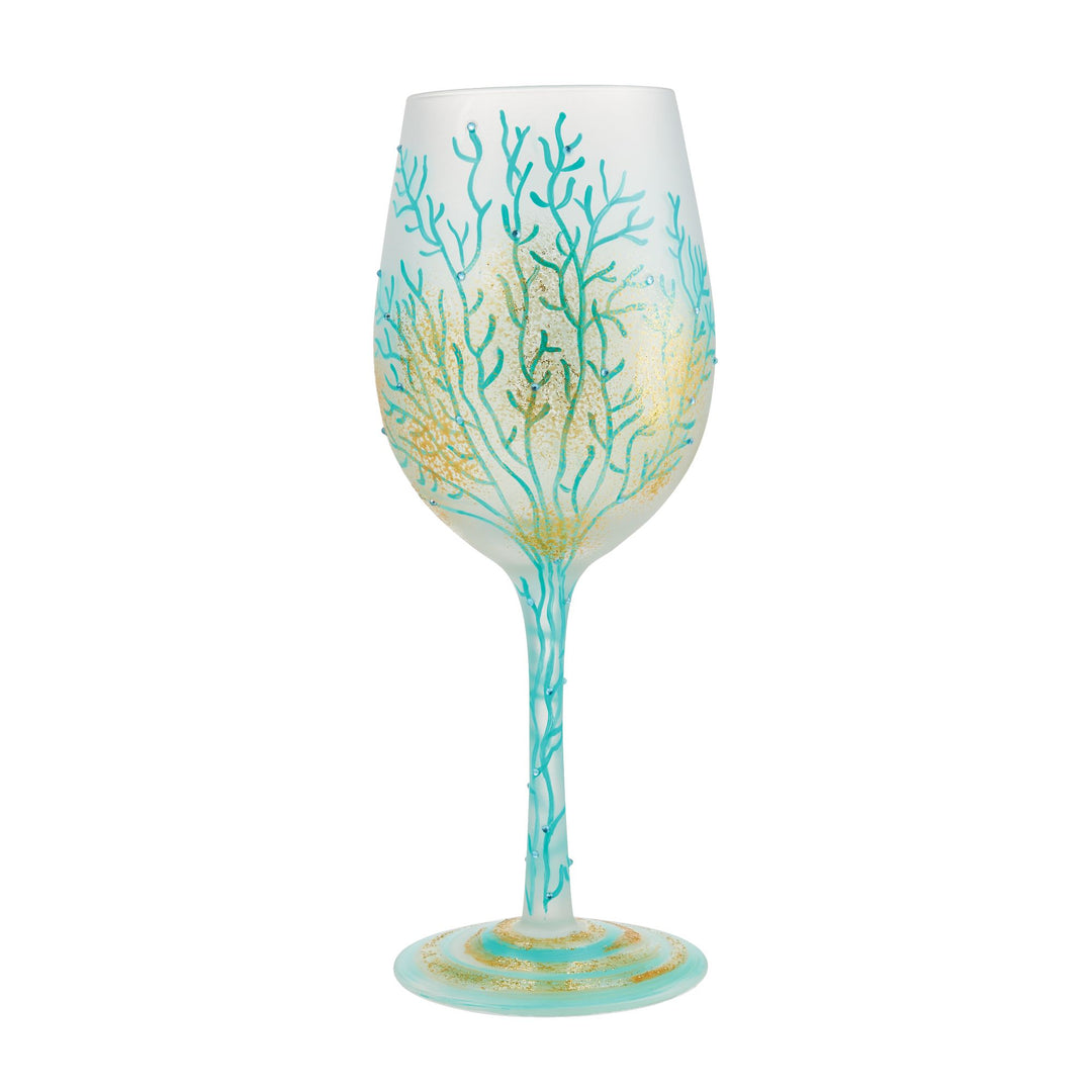 Under the Sea Wine Glass by Lolita