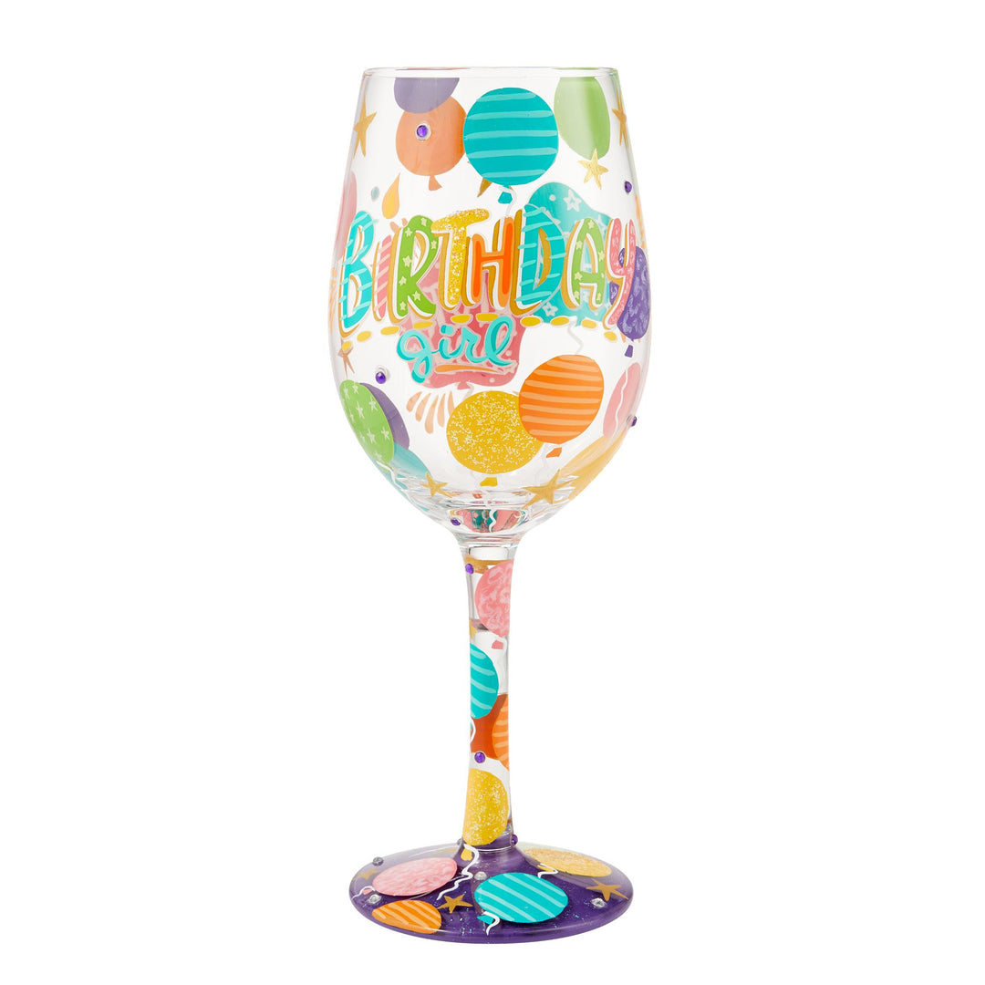 Birthday Girl Wine Glass by Lolita