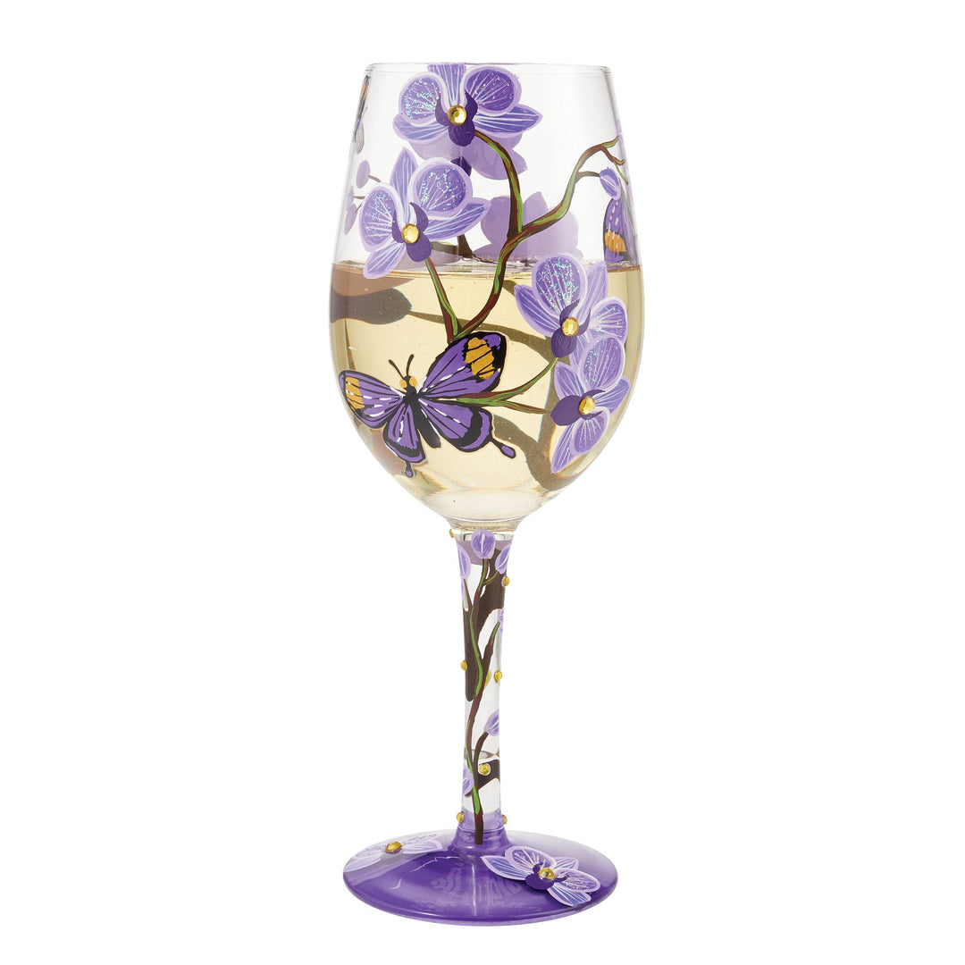 Butterfly Jubilee Wine Glass by Lolita