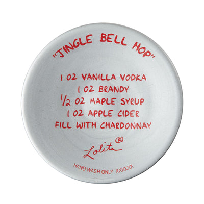 Jingle Bell Hop Wine Glass by Lolita