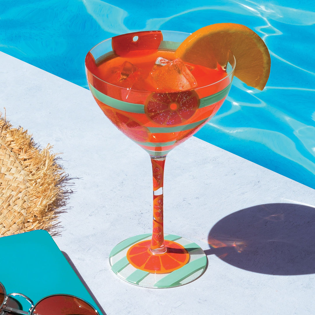 Aperol Spritz Cocktail Glass by Lolita