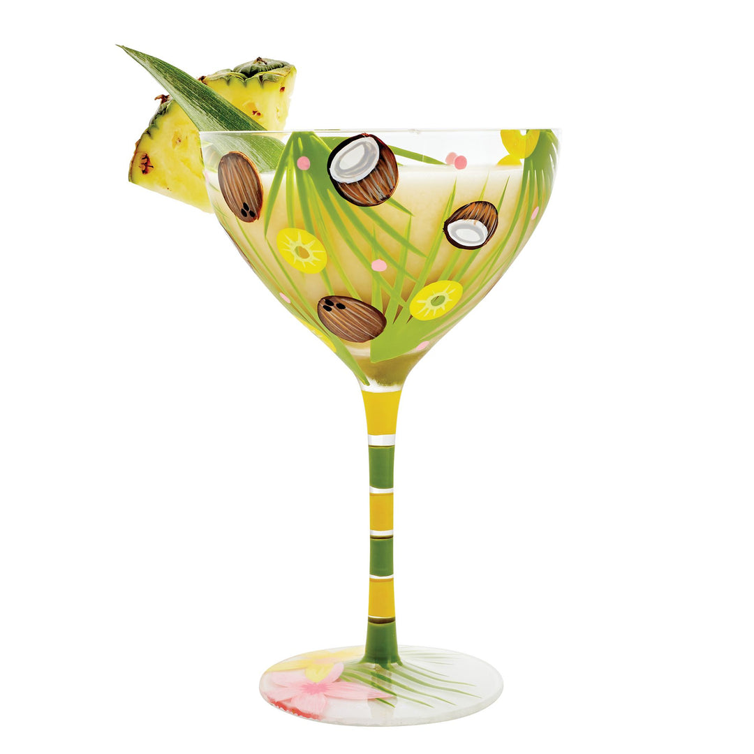 Shaken Pina Colada Cocktail Glass by Lolita