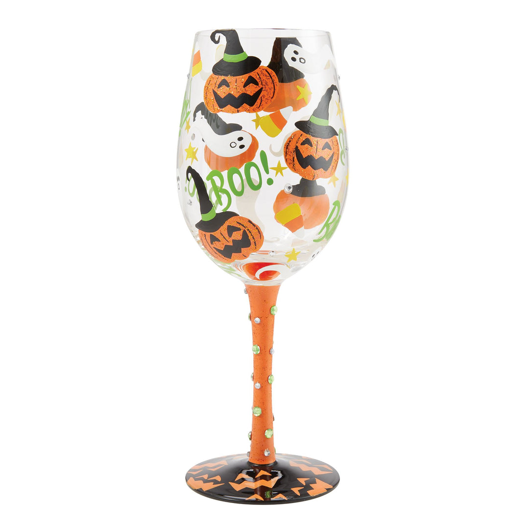 Halloween Spook-Tacular Wine Glass by Lolita