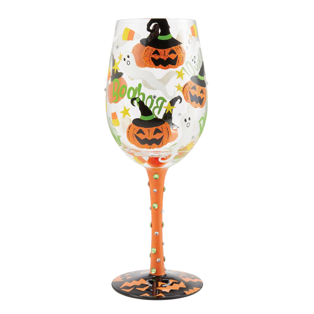 Halloween Spook-Tacular Wine Glass by Lolita