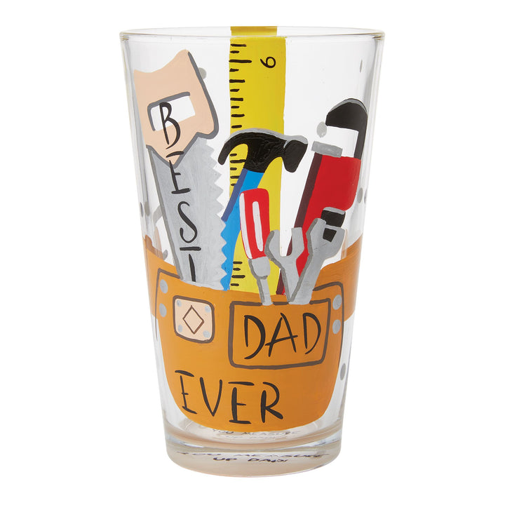 Best Dad Ever Beer Glass by Lolita