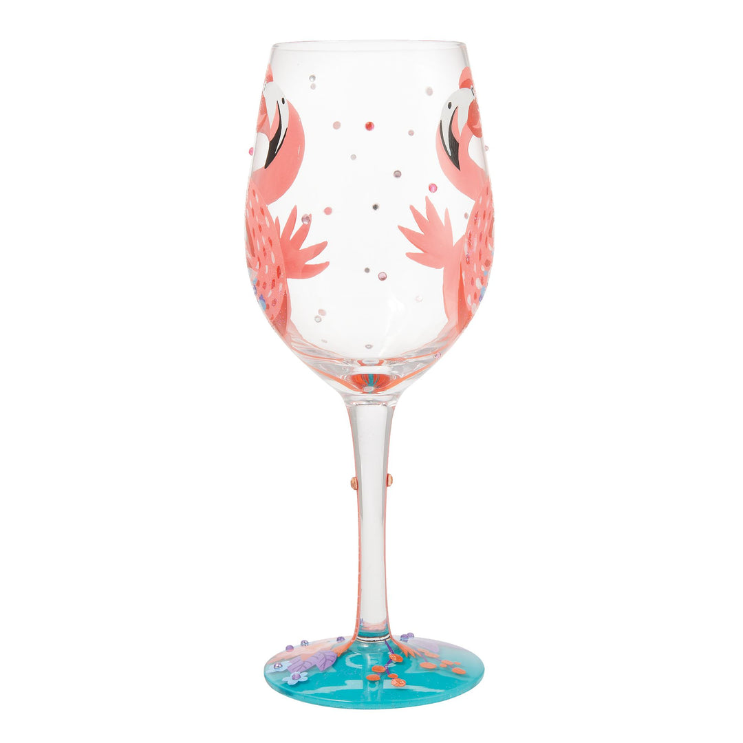 Fabulous Flamingos Wine Glass Designs by Lolita