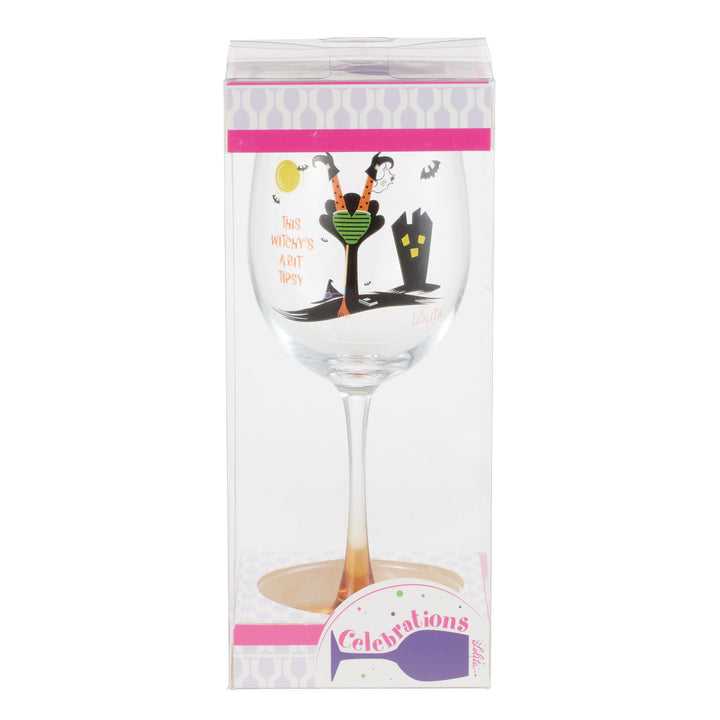 Tipsy Witch Wine Glass
