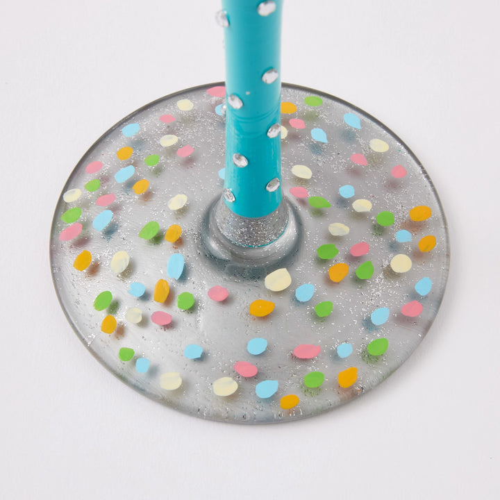 Birthdays are the Confetti of Life Wine Glass