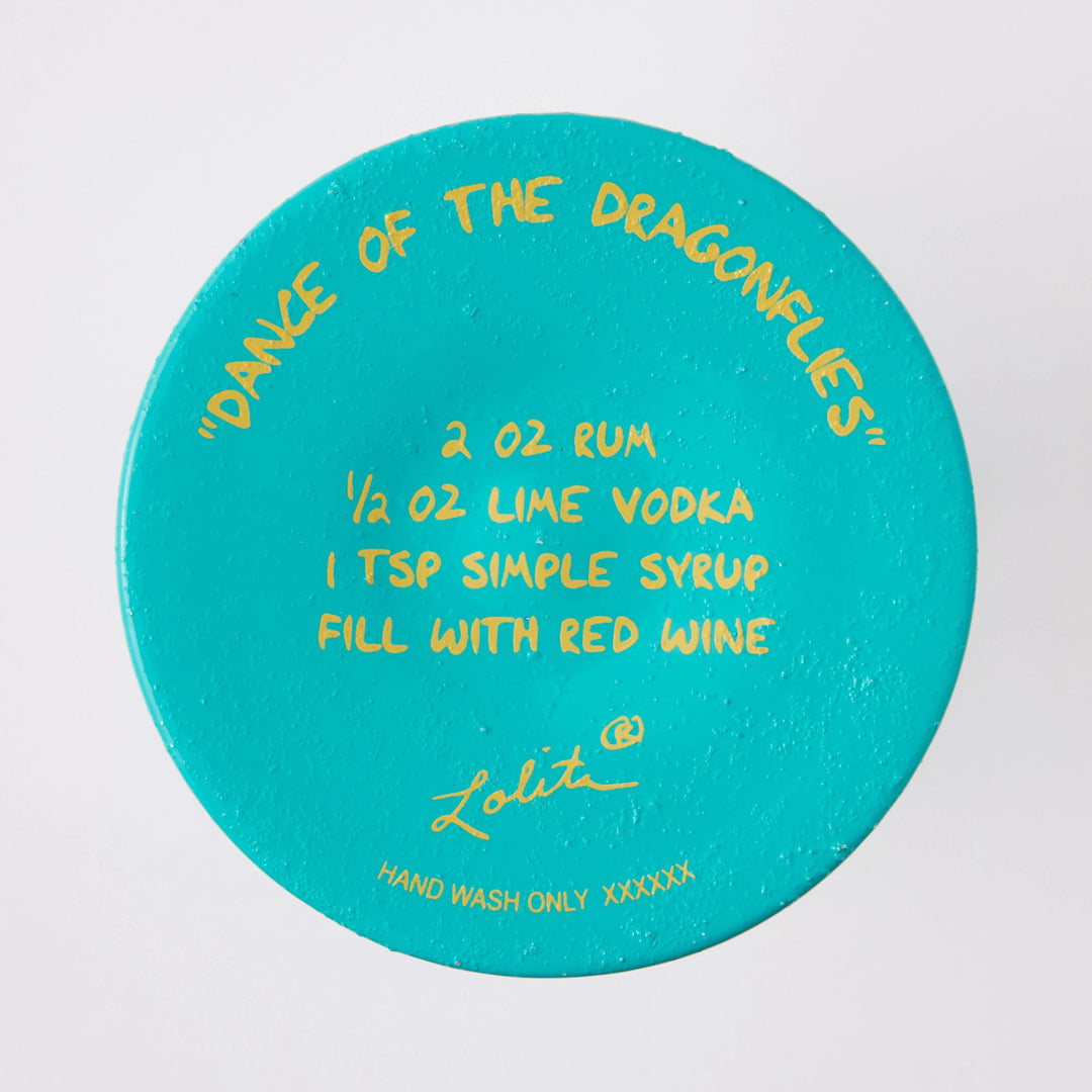 Dance of the Dragonflies Wine Glass