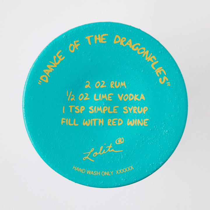 Dance of the Dragonflies Wine Glass