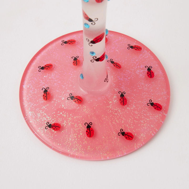 Ladybird Wine Glass