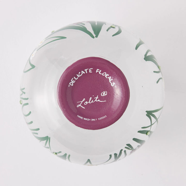 Delicate Florals Wine Glass