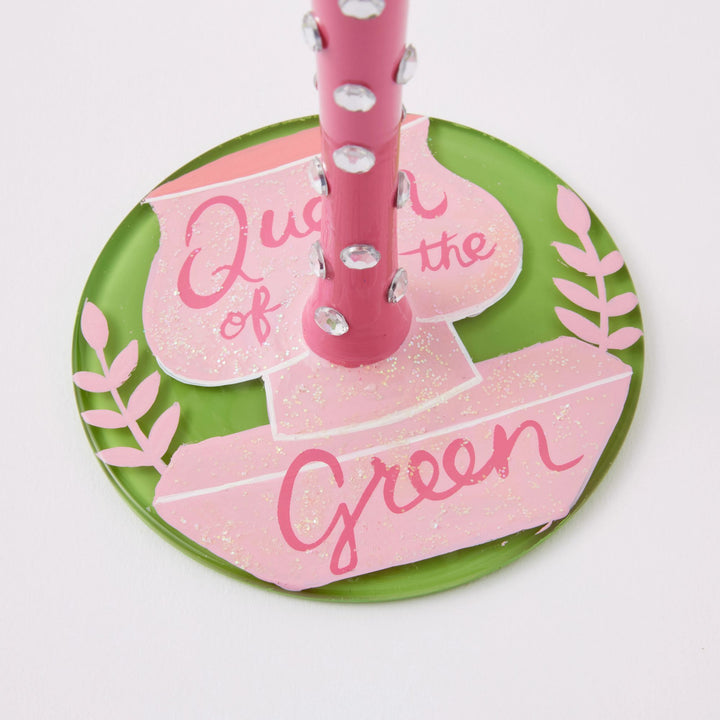 Queen of the Green Wine Glass