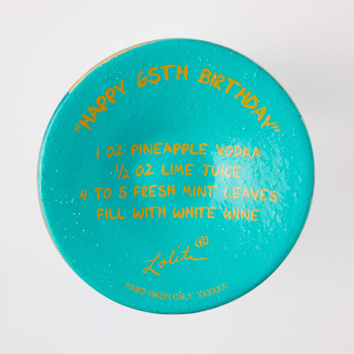 Happy 65th Birthday Wine Glass