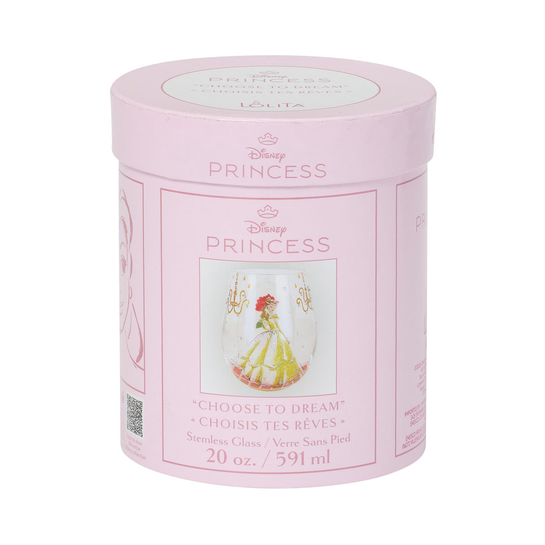 Choose to Dream (Belle) Stemless Glass