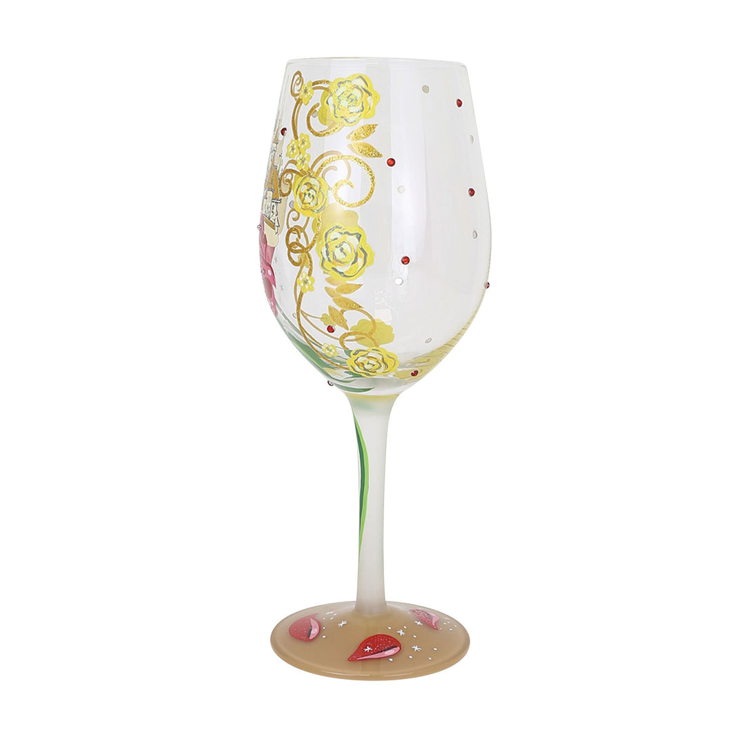 Bold like a Rose (Belle) Glass