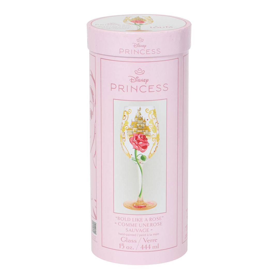 Bold like a Rose (Belle) Glass