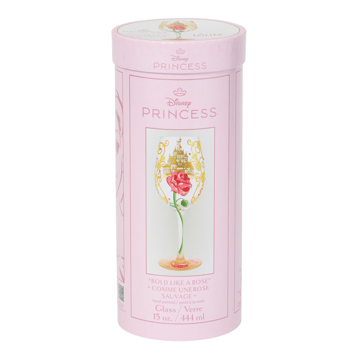 Bold like a Rose (Belle) Glass