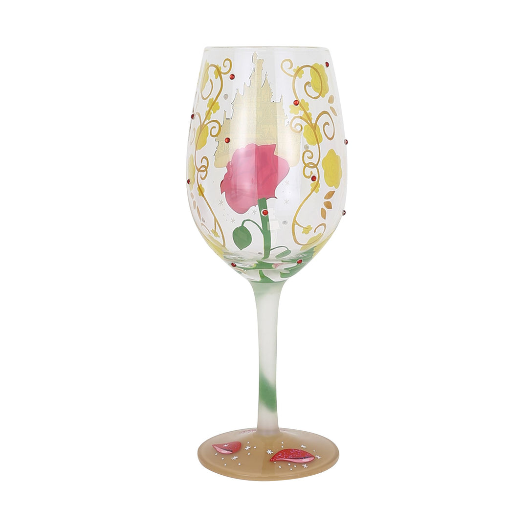 Bold like a Rose (Belle) Glass