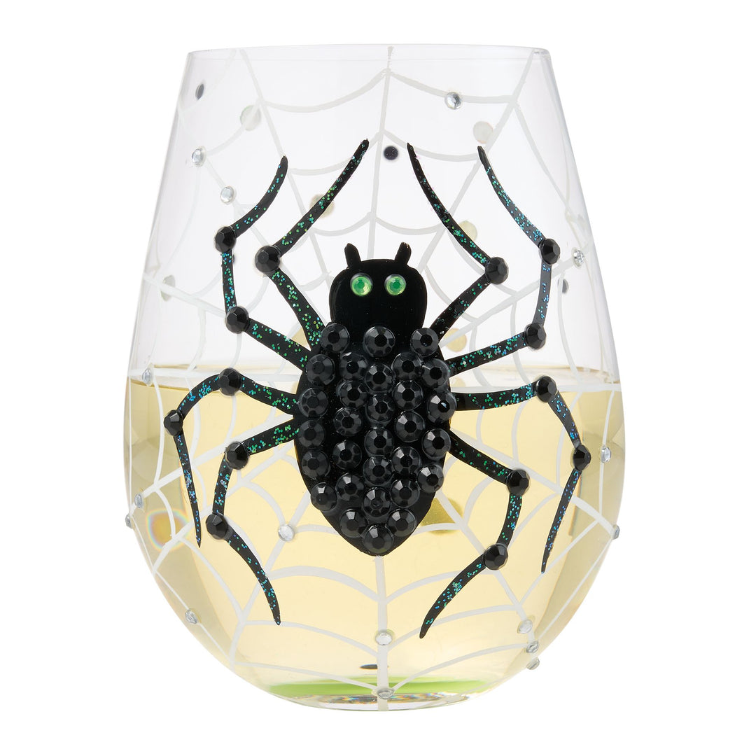 In my Own Web Stemless Glass