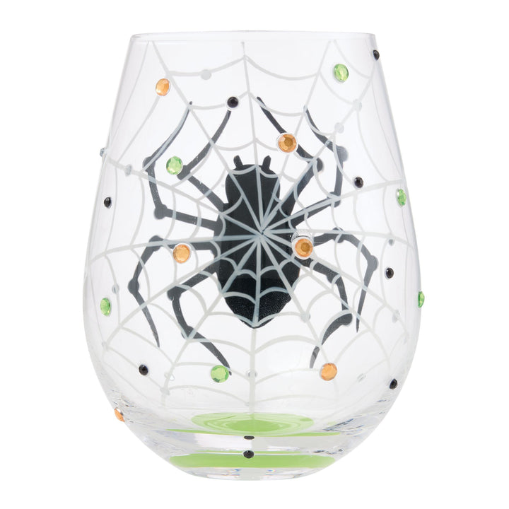 In my Own Web Stemless Glass