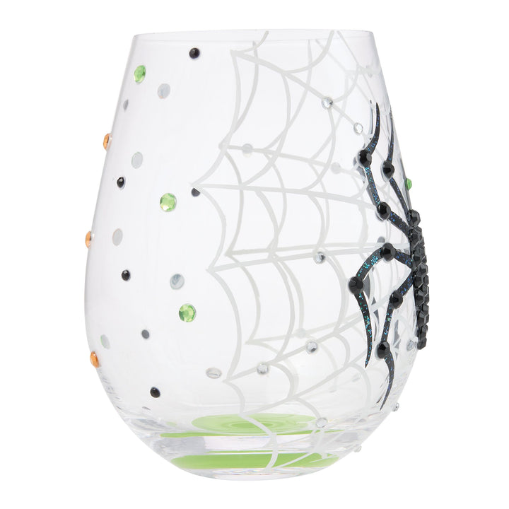 In my Own Web Stemless Glass