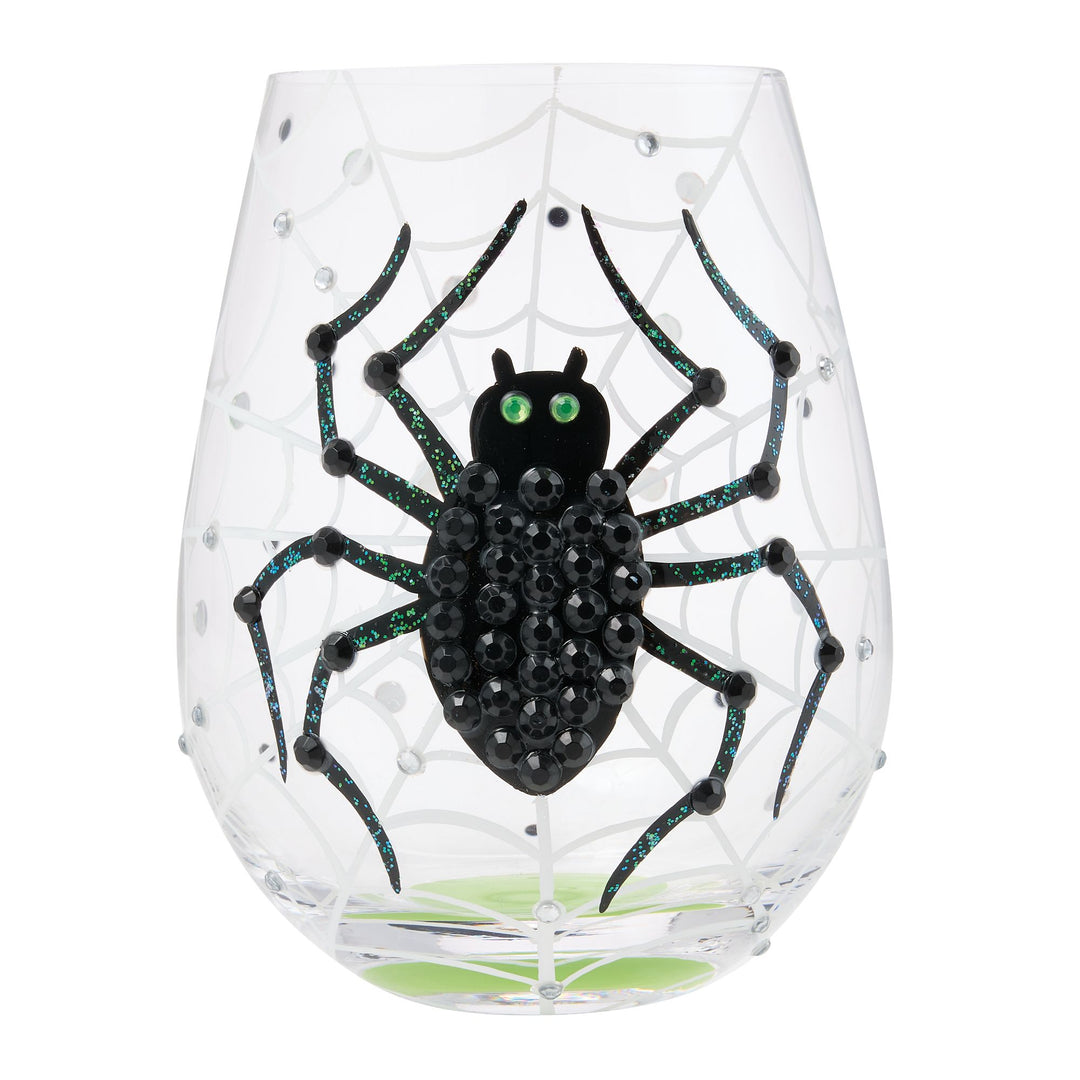 In my Own Web Stemless Glass