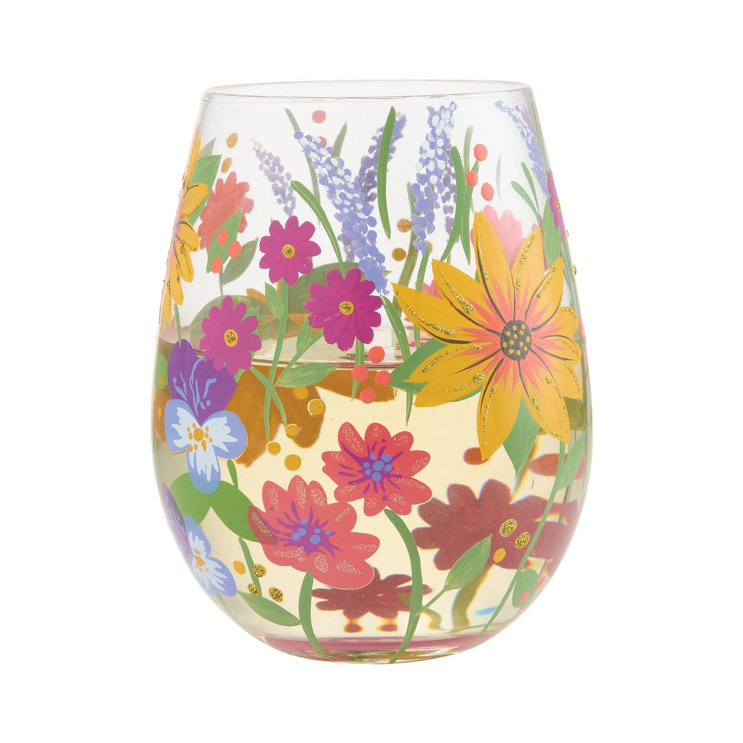 Wine in the Garden Stemless Glass