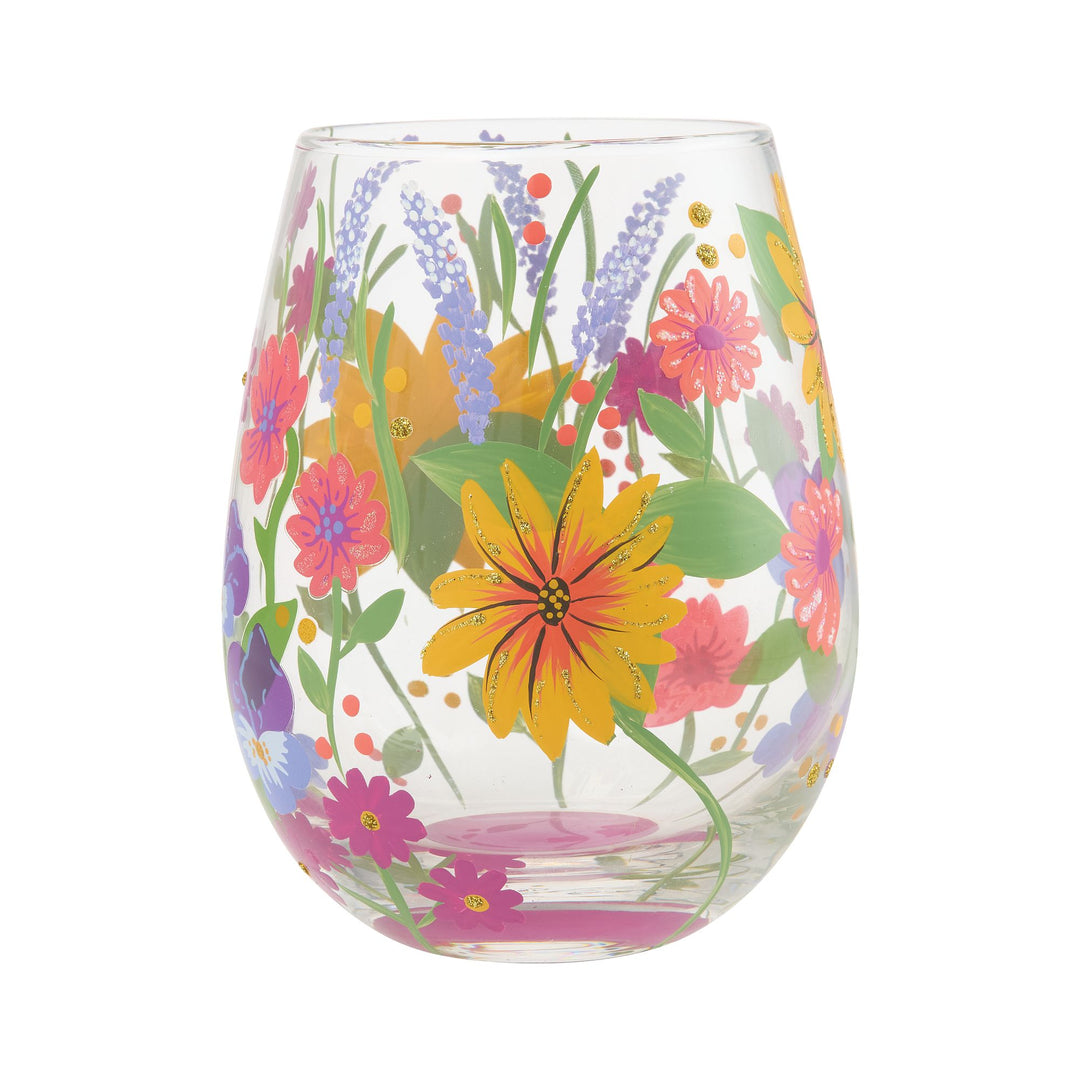 Wine in the Garden Stemless Glass