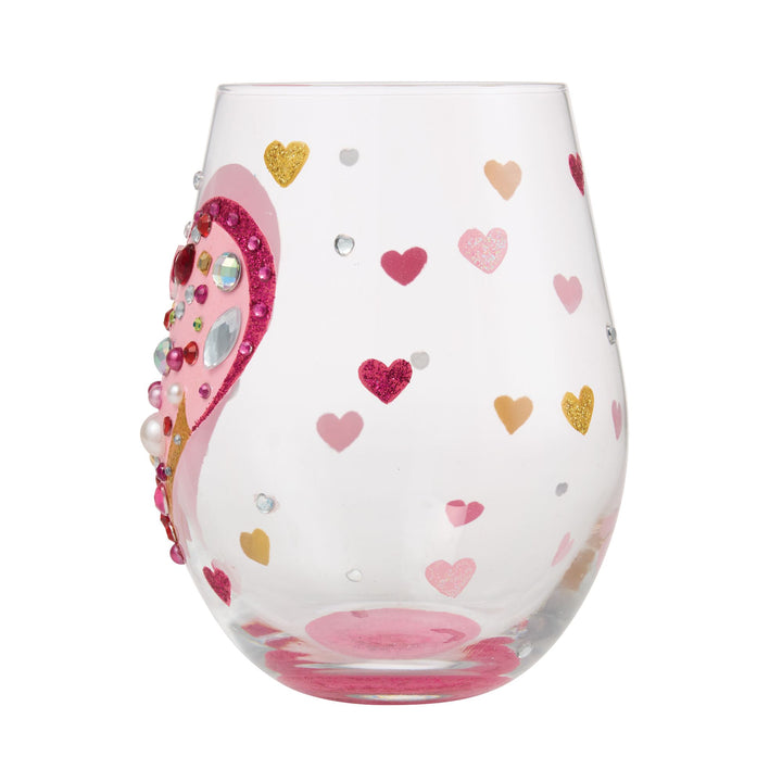 Jewels of the Heart Stemless Glass