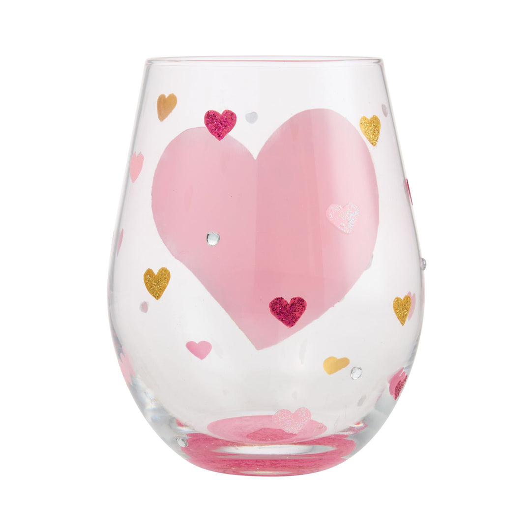Jewels of the Heart Stemless Glass