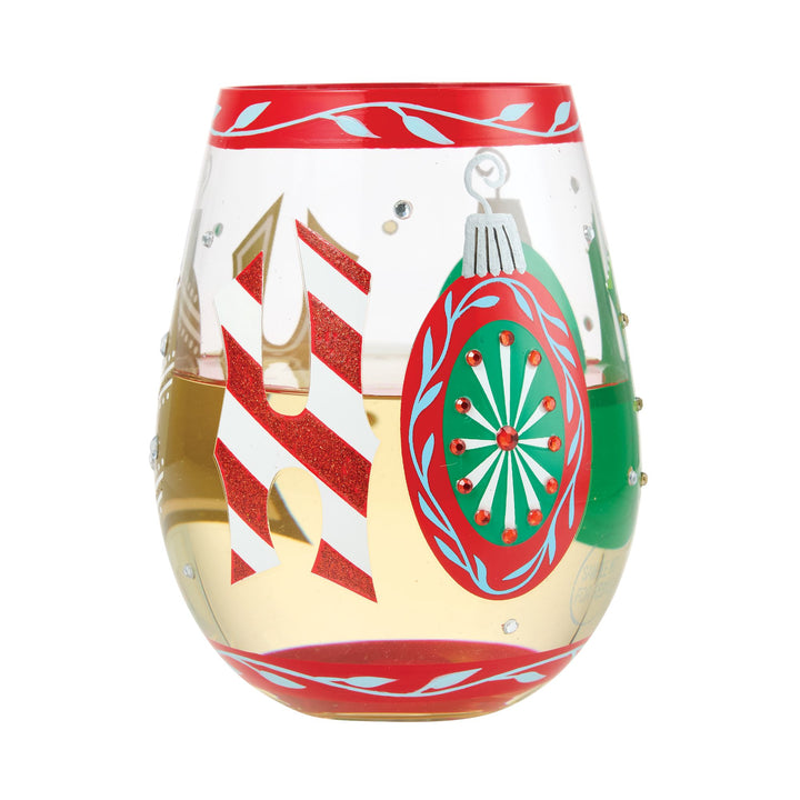 Ho Ho Ho Stemless Glass