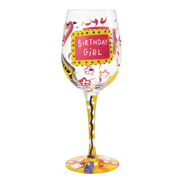 Lolita Birthday Girl Wine Glass by Lolita