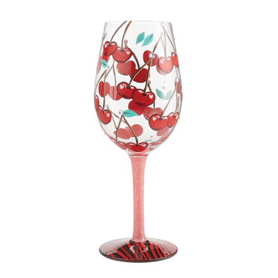 Mon Cherry Wine Glass by Lolita